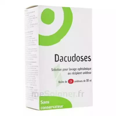 Dacudoses Solution Pour Lavement Ophtalmologique 24unid/10ml à FLEURANCE