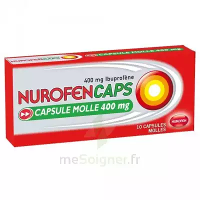 Nurofencaps 400 Mg Caps Molle Plq/10 à FLEURANCE