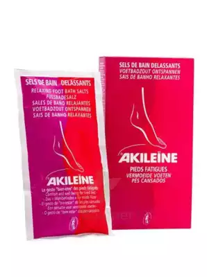 Akileine Soins Rouges Sels De Bain DÉlassant 2sach/150g à FLEURANCE