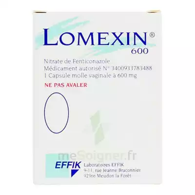 Lomexin 600 Mg Caps Molle Vaginale Plq/1 à FLEURANCE