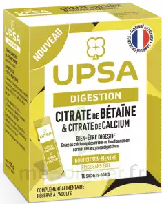 Upsa Citrate De Bétaïne & Citrate De Calcium Poudre 10 Sachets à FLEURANCE