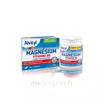 Alvityl Magnésium Vitamine B6 Libération Prolongée Comprimés Lp B/45 à FLEURANCE