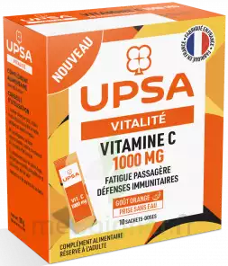 Upsa Vitamine C 1000 Poudre 10 Sachets à FLEURANCE